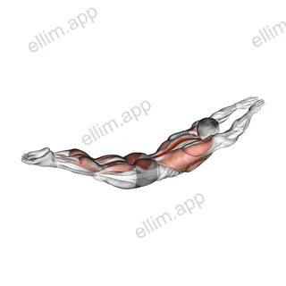 Around the World Superman Hold exercise targeting Hips and Erector Spinae
