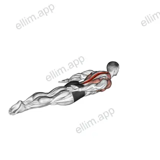 Around the World Superman exercise targeting Hips