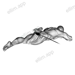Band Lying Hip External Rotation exercise targeting Hips and Deep Hip External Rotators