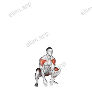 Bodyweight Full Squat with Overhead Press exercise targeting Plyometrics