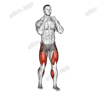 Boxer Shuffle exercise targeting Hips and Thighs