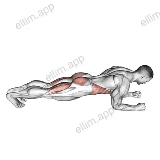 Butt ups exercise targeting Waist