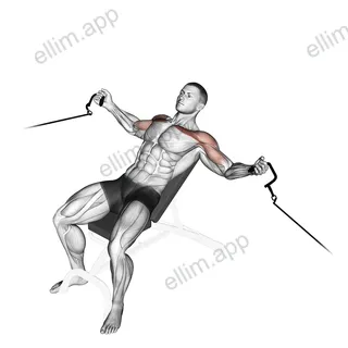 Cable Incline Fly exercise targeting Chest and Pectoralis Major Clavicular Head