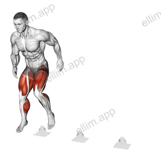 Cone Drill exercise targeting Plyometrics