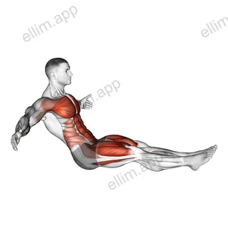 Crunchy Frog on Floor exercise targeting Iliopsoas and Pectoralis Major Clavicular Head