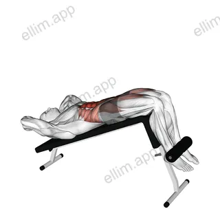 Decline Sit up exercise targeting Waist