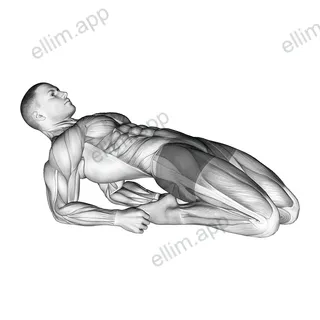 Double Lean Back Quadriceps Stretch exercise targeting Thighs