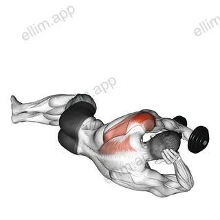 Dumbbell Lying on Floor Rear Delt Raise exercise targeting Shoulders and Deltoid Posterior