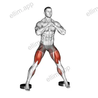 Elevated Side Lunge exercise targeting Gluteus Maximus and Gluteus Medius