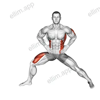 Extended Side Angle Yoga Pose exercise targeting Stretching