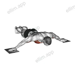 Floor Fly with Towels exercise targeting Chest and Pectoralis Major Clavicular Head