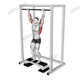 Hangback Bar Stretch exercise targeting Back and Infraspinatus
