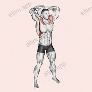 Kettlebell Around Head Rotation exercise targeting Shoulders and Deltoid Anterior