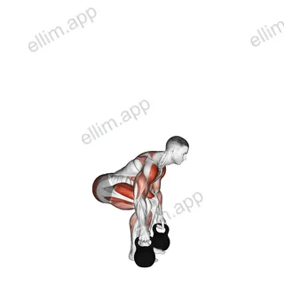 Kettlebell Clean and Press exercise targeting Weightlifting