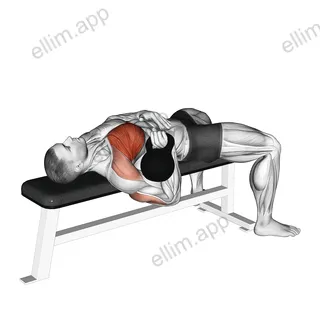 Kettlebell One Arm Bench Press exercise targeting Chest and Pectoralis Major Clavicular Head