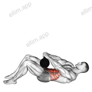 Kettlebell Sit up exercise targeting Waist