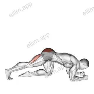 Kicks Leg Bent exercise targeting Hips