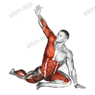 Lying Leg Tuck Hip Twist Stretch exercise targeting Chest and Hips