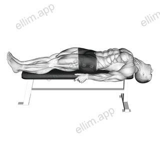 Lying Neck Extension Stretch exercise targeting Neck