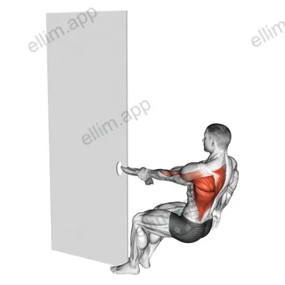 One Arm Towel Row exercise targeting Back