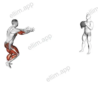 Partner Shuffle exercise targeting Plyometrics