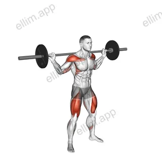 Press Under exercise targeting Weightlifting