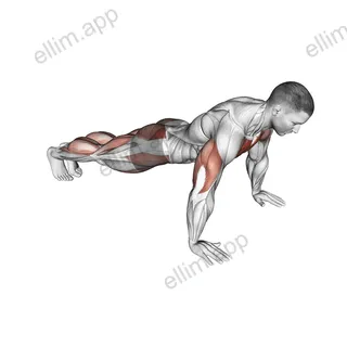 Push-up Jack exercise targeting Chest