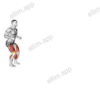 Resistance Band Walk exercise targeting Thighs