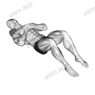 Roll Neck Rotation Lying on Floor exercise targeting Neck