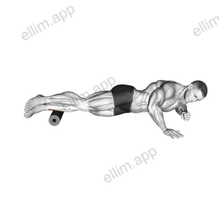 Roll Peroneal Side Lying on Floor exercise targeting Calves