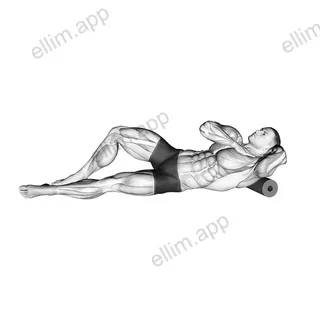 Roll Posterior Shoulder Lying on Floor exercise targeting Shoulders