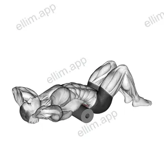 Roll Thoracic Spine Lying on Floor exercise targeting Back