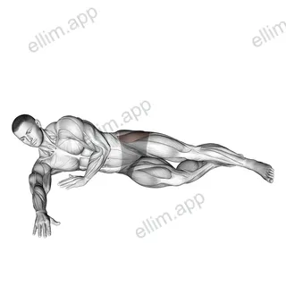 Side Hip Abduction exercise targeting Hips and Gluteus Medius