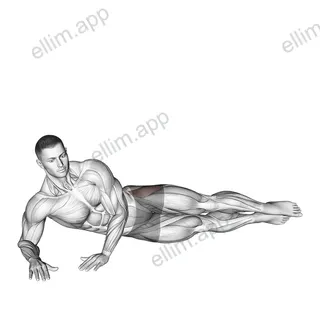 Side Lying Scissors exercise targeting Hips and Gluteus Medius