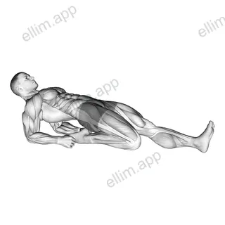 Single Lean Back Quadriceps Stretch exercise targeting Thighs