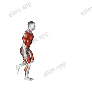 Single Leg Board Jump exercise targeting Plyometrics