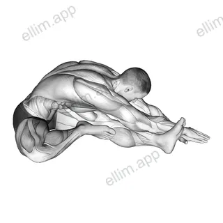 Sitting Side Reach Stretch exercise targeting Back