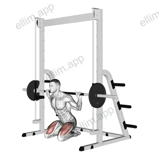 Smith Kneeling Hip Thrust exercise targeting Hips