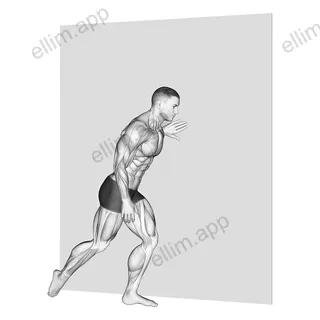 Standing Shin Stretch exercise targeting Calves