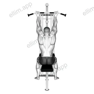 Suspension In Pulley Machine In Supination Stretch exercise targeting Upper Arms