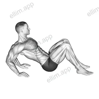 Triceps Dip Stretch exercise targeting Upper Arms and Deltoid Anterior