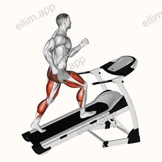 Walking on Incline Treadmill exercise targeting Cardio