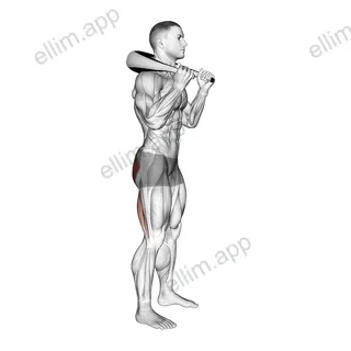 Weighted Bag Good Morning exercise targeting Hips