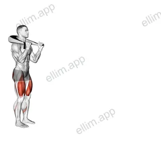 Weighted Bag Walking Lunge exercise targeting Thighs