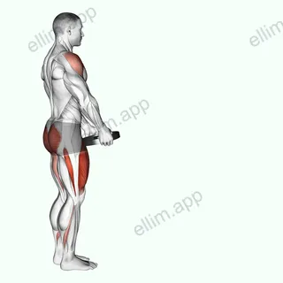 Weighted Lunge with Swing exercise targeting Deltoid Anterior and Gluteus Maximus