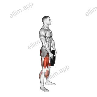 Weighted Squat Jump with Plate exercise targeting Thighs