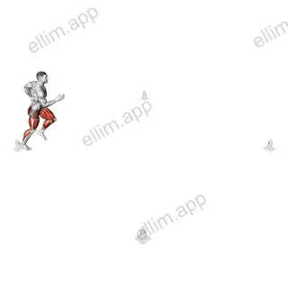 X Drill exercise targeting Plyometrics